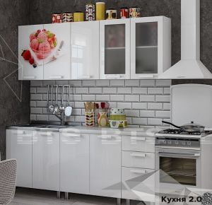 Кухня 2,0м Айс-Крим БТС Мебель Белгород