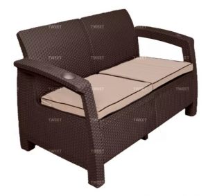Двухместный диван TWEET Sofa 2 Seat Венге мебель белгород
